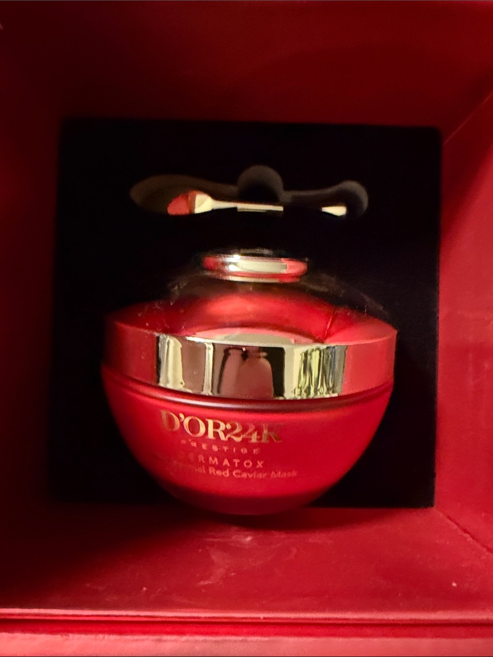 D'or24k prestige DERMATOX bio thermal red caviar MASK - new in box